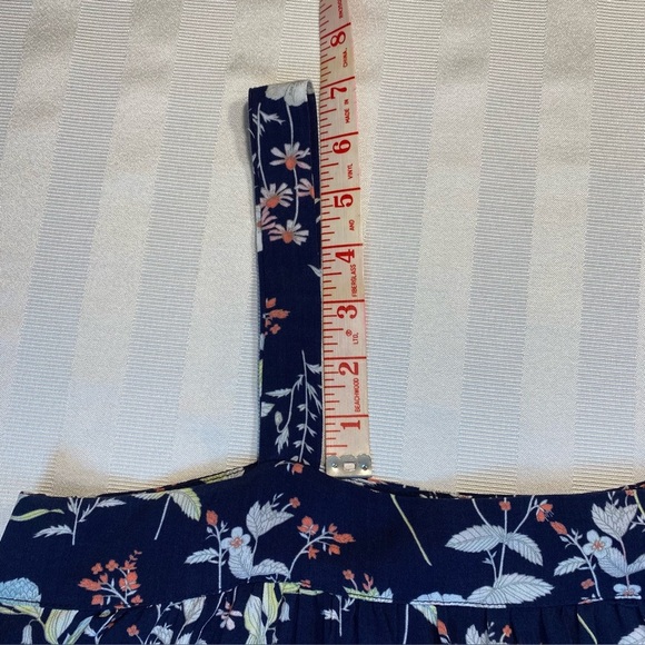GAP Floral Print Tank Blouse Wide Straps Sz XS - Picture 8 of 9